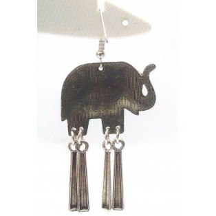 Silver Oxidized Earring Jhumka Jhumki Ethnic Boho Drop Dangle Long Jewelry E73
